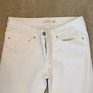 Levi's Women's High Rise White Jeans